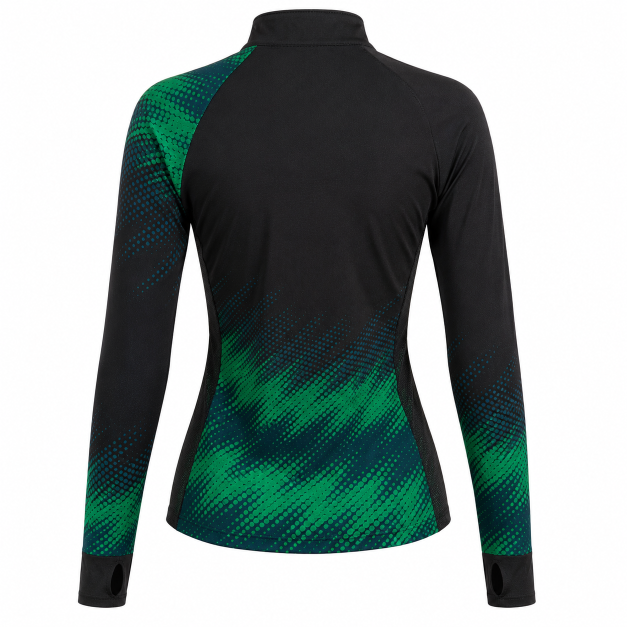 Camisa de Pesca Feminina Emerald Flow com Zíper e Proteção UV50+