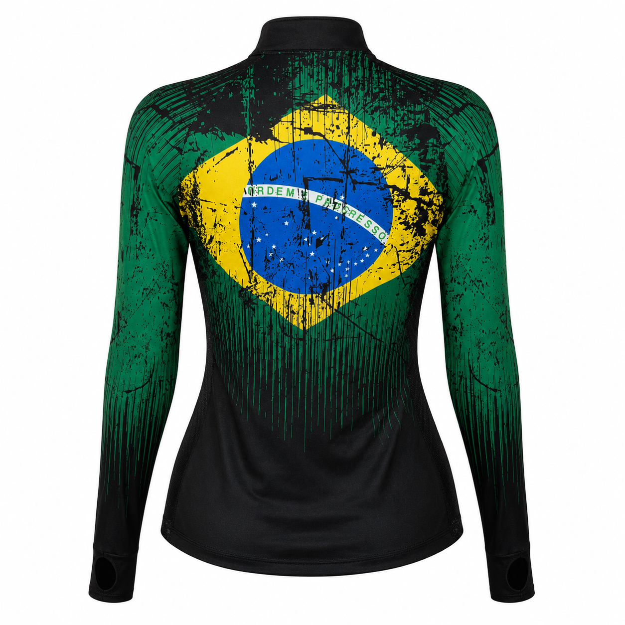 Camisa de Pesca Feminina Wild Brasil com Zíper e Proteção UV50+