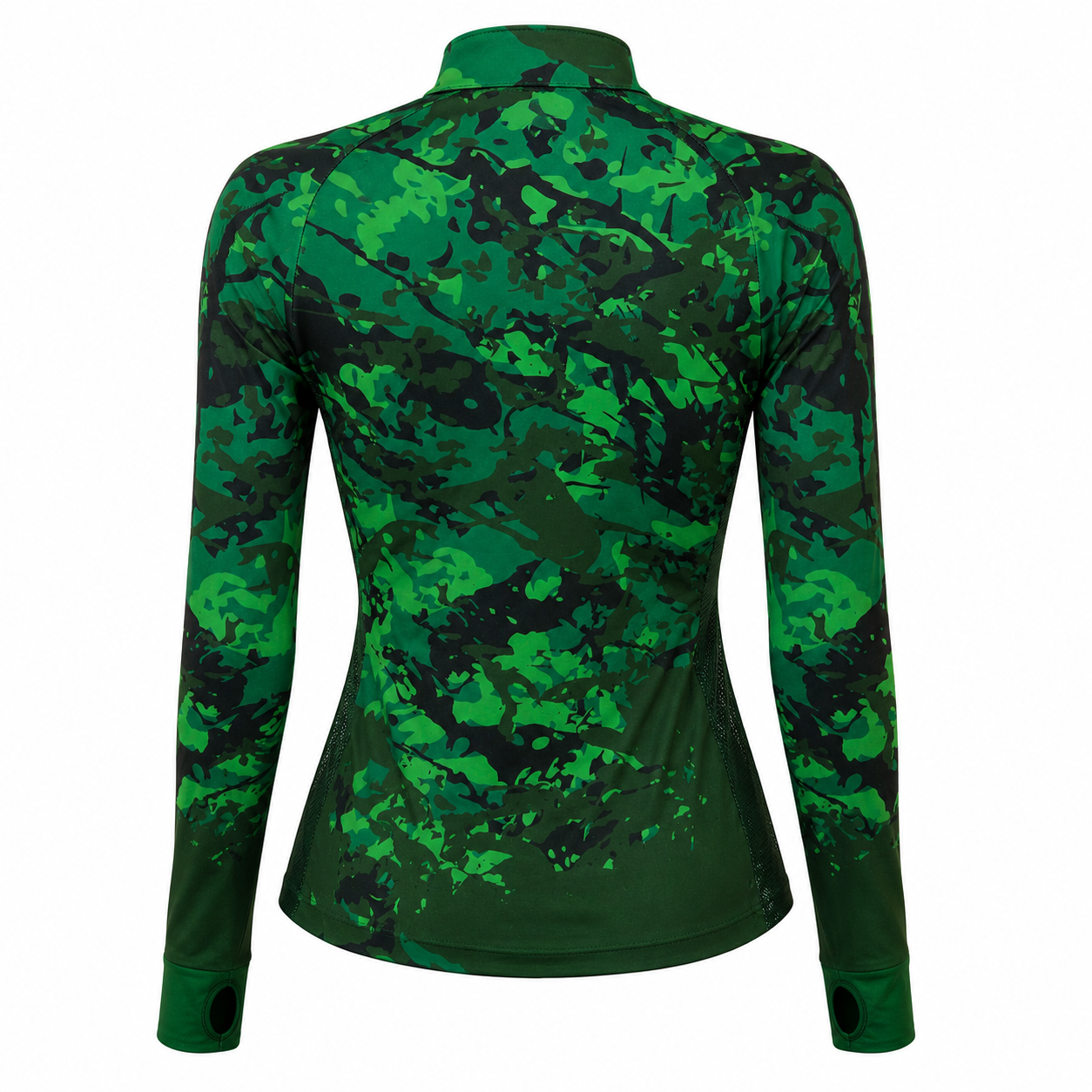 Camisa de Pesca Feminina Jungle Panther com Zíper e Proteção UV50+