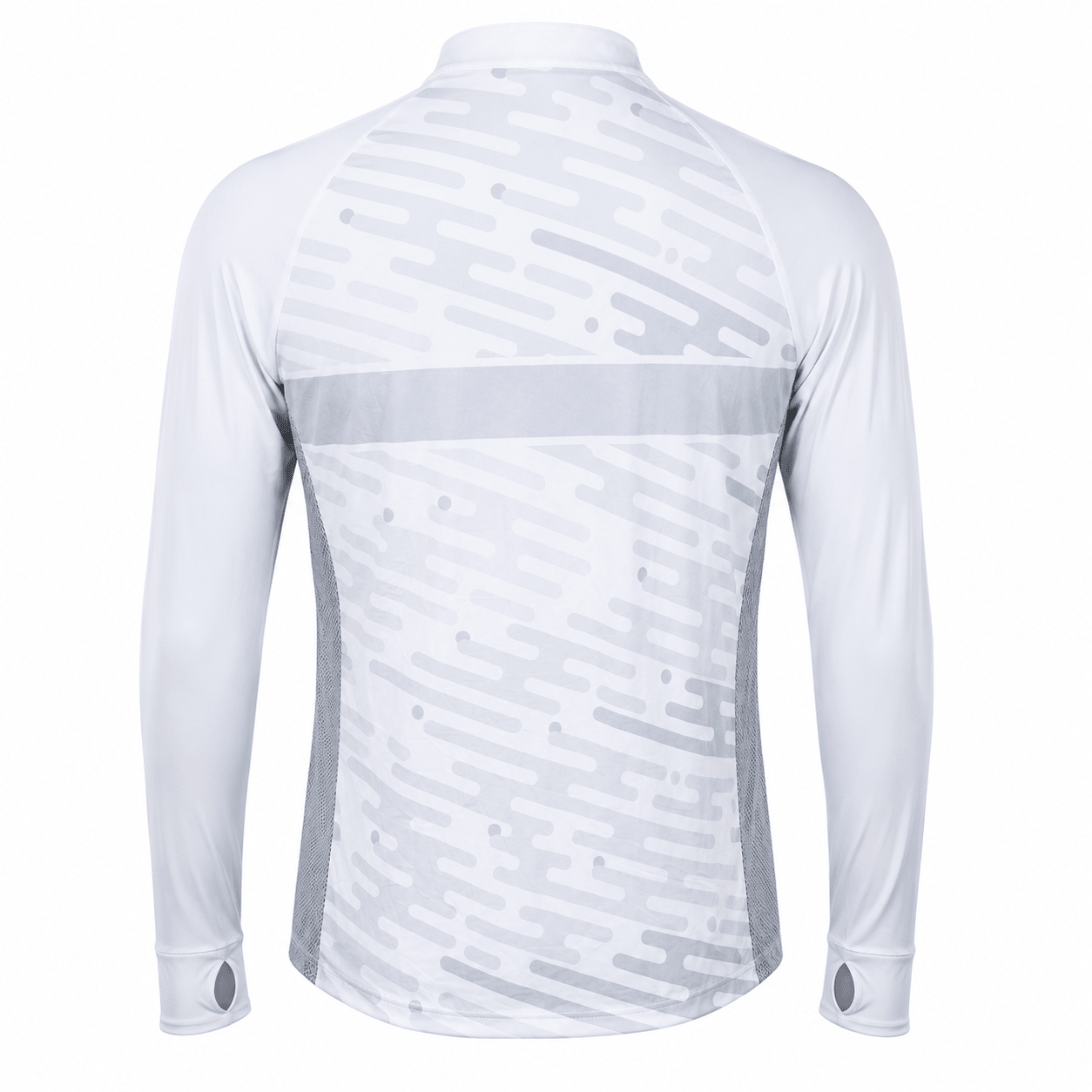 Camisa de Pesca Arctic White com Zíper e Proteção UV50+ - GTX Print