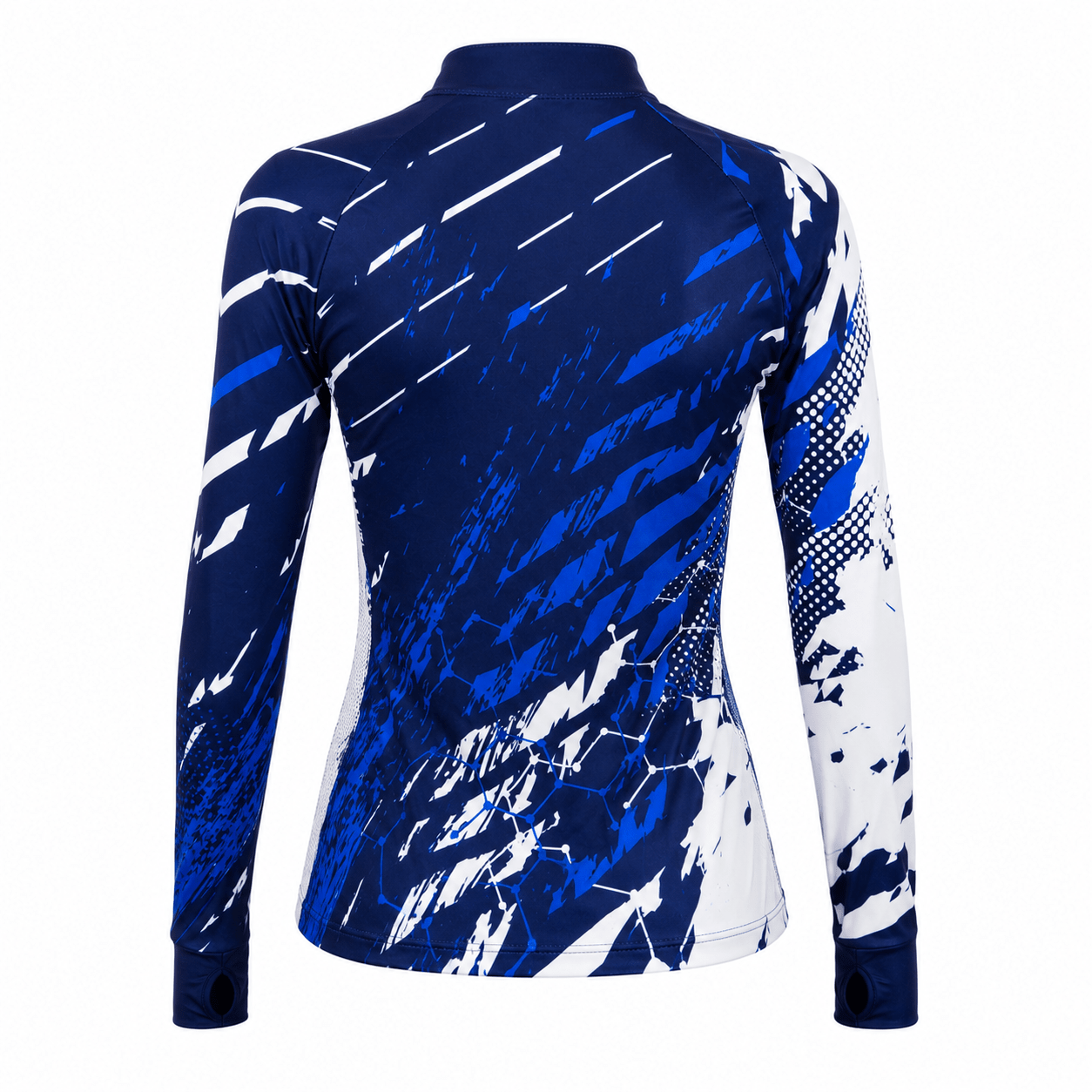 Camisa de Pesca Feminina Blue Storm com Zíper e Proteção UV50+ - GTX Print