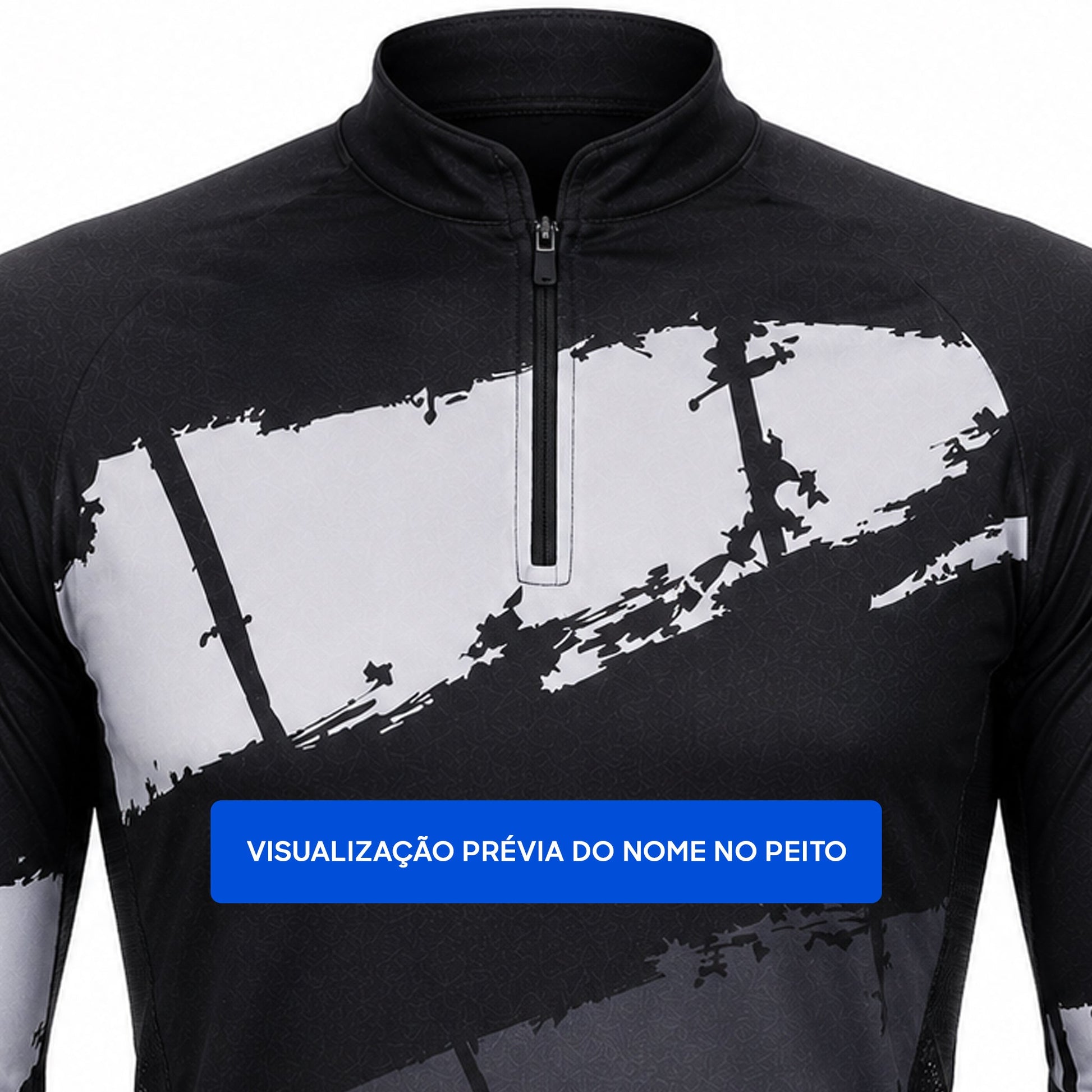 Camisa de Pesca Feminina Midnight River com Zíper e Proteção UV50+ - GTX Print