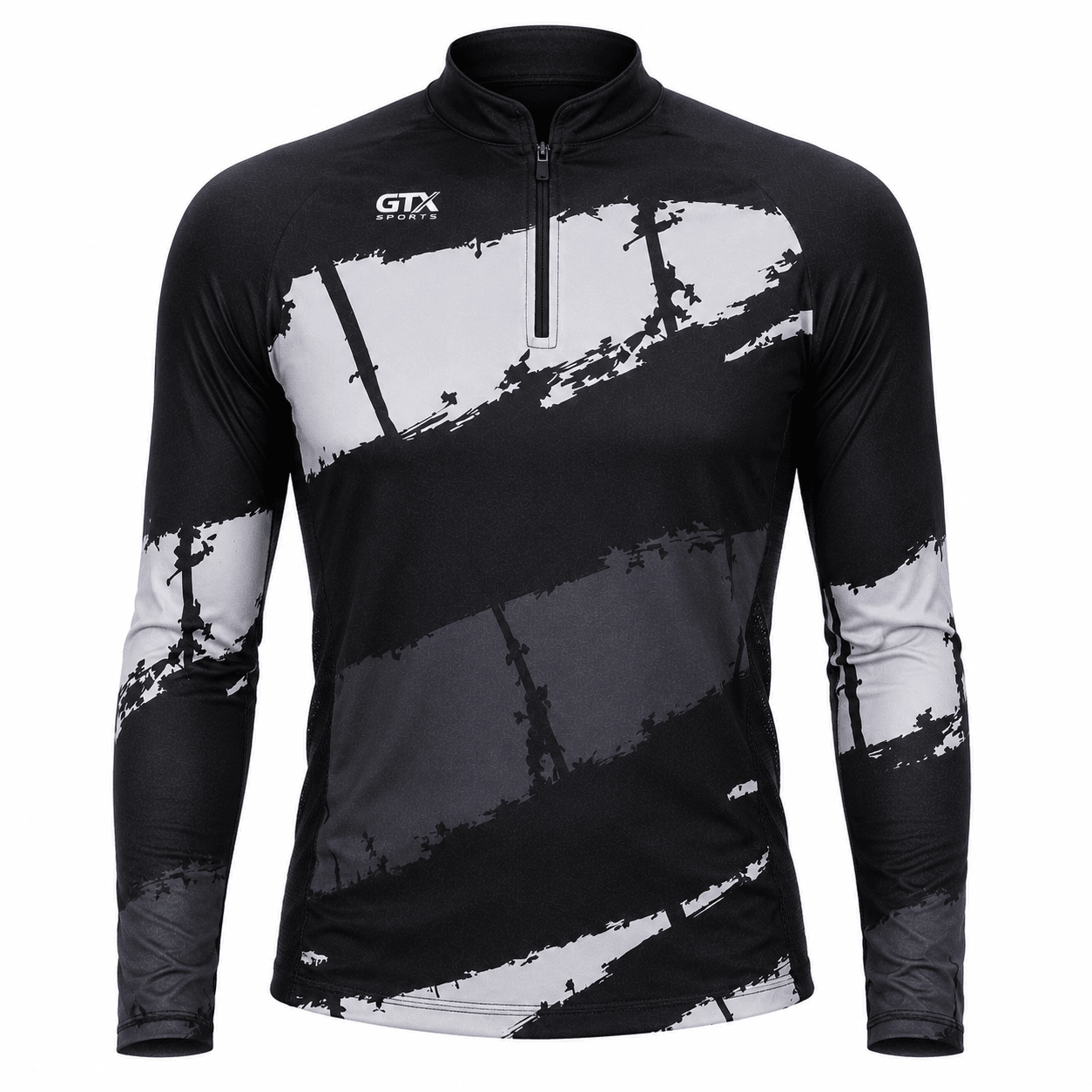 Camisa de Pesca Feminina Midnight River com Zíper e Proteção UV50+ - GTX Print