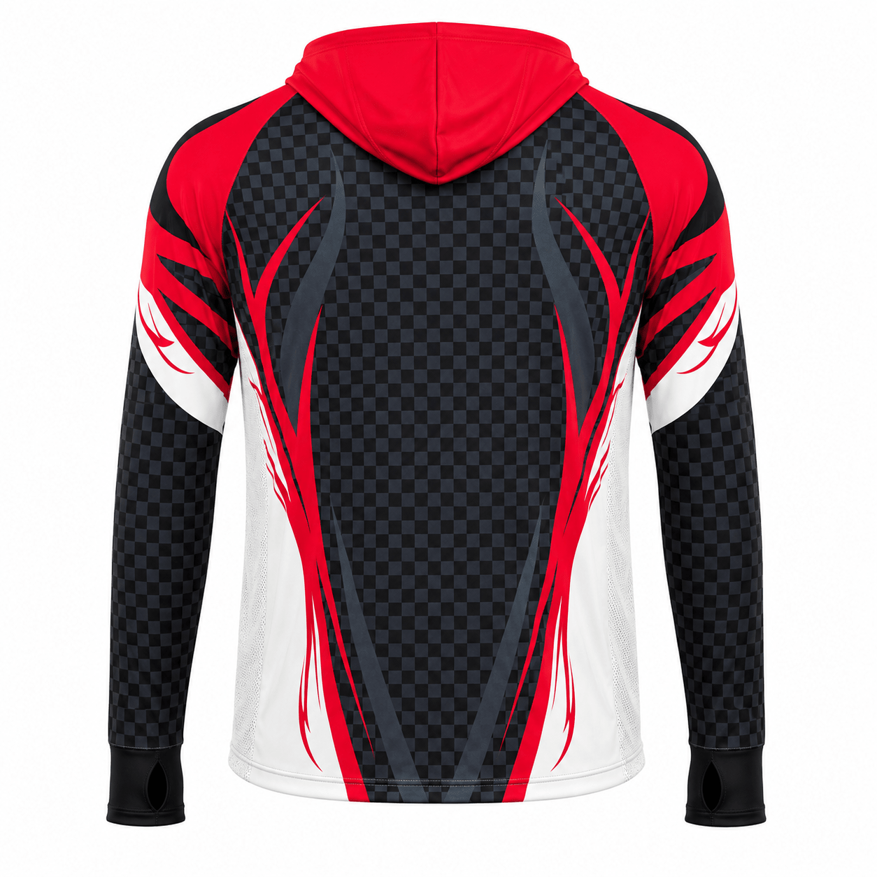 Camisa de Pesca Masculina com Capuz Tucunaré de Fogo e Proteção UV50+ - GTX Print