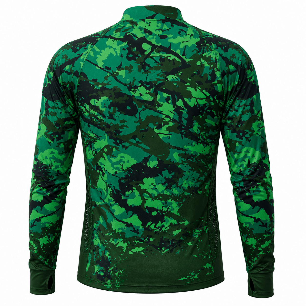 Camisa de Pesca Onça Pantaneira com Zíper e Proteção UV50+ - GTX Print